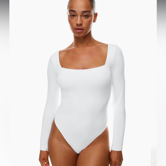 Babaton Contour Squareneck Longsleeve Bodysuit S - Picture 1 of 7